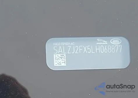 2020 Land Rover Range Rover Evoque S from USA, damaged, VIN SALZJ2FX5LH068877